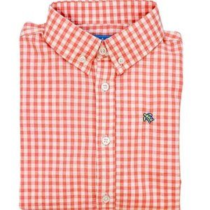 J. Bailey Roscoe Button Down Shirt  Orange and White 3T